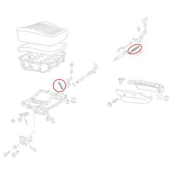 Preview: Spring for seat / backrest adjusting | 311 881 177A